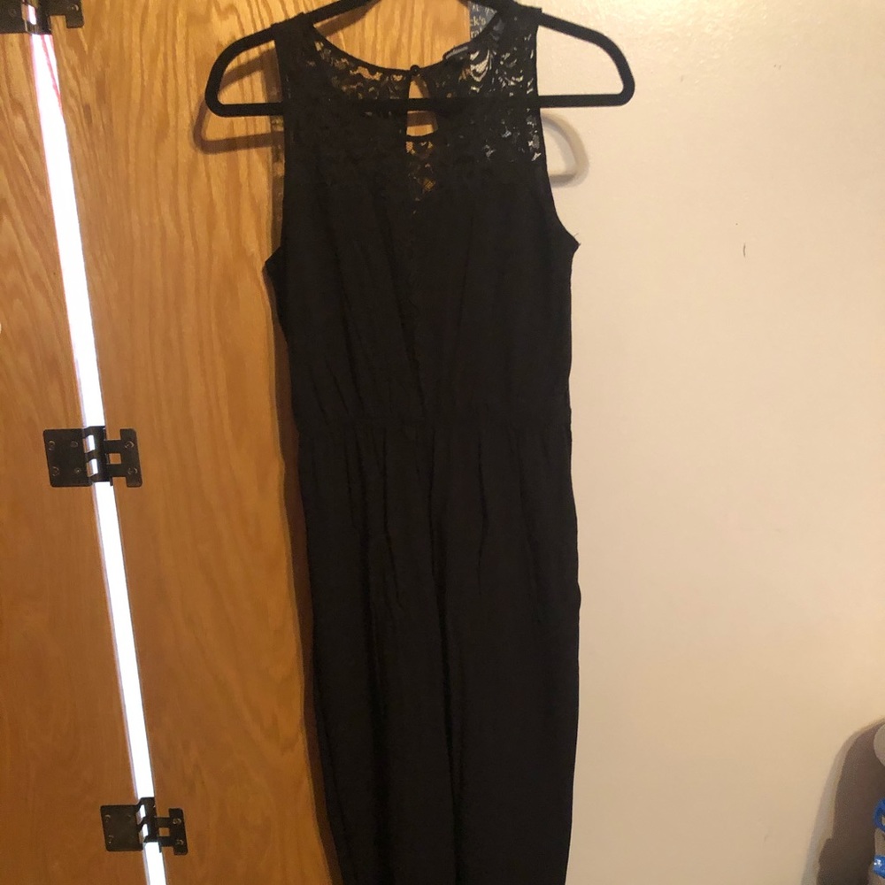 Lace black jumpsuit